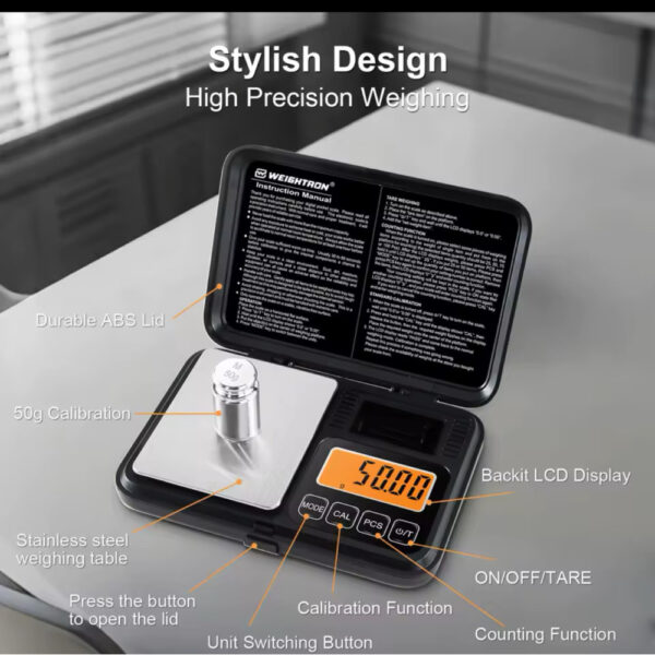 Ювелирные электронные весы Weighing by weightAND工具箱