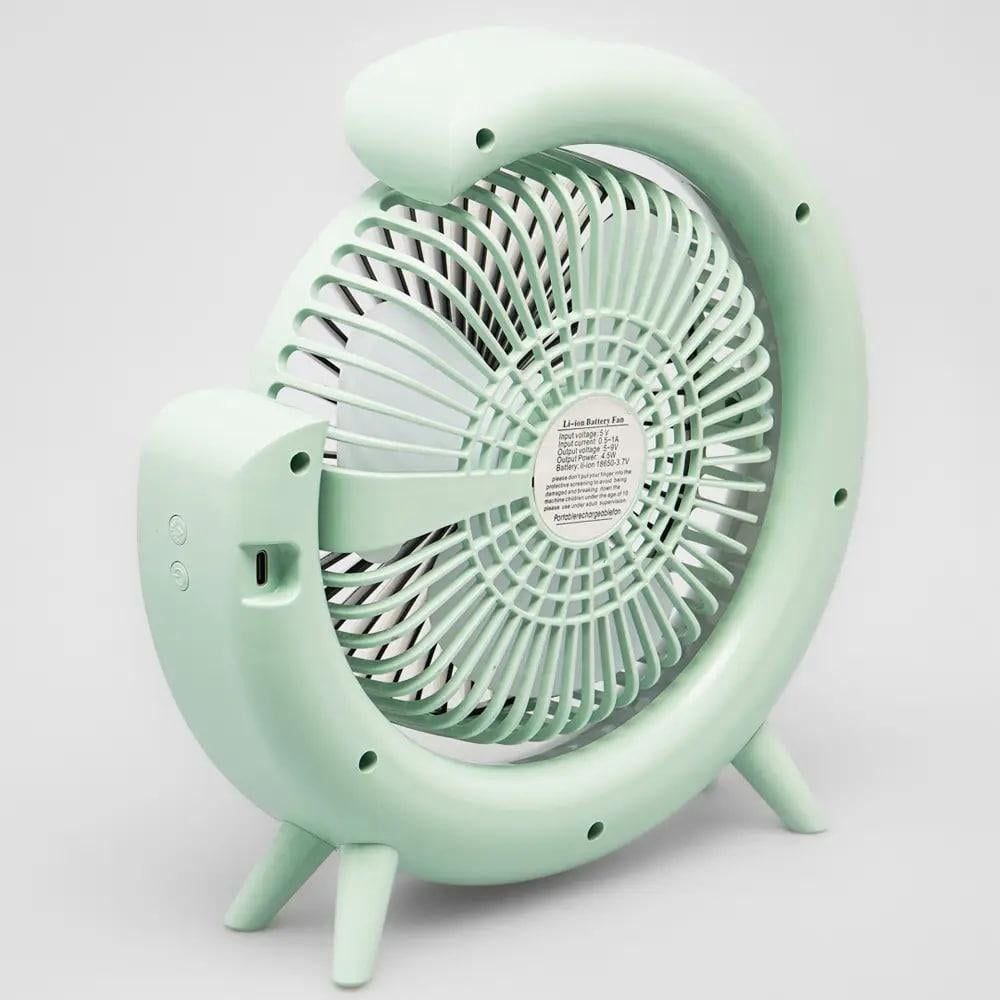 Вентилятор Mini fan (VU- 03/F2) (LED RGB, TYPE-C, акумулятор)