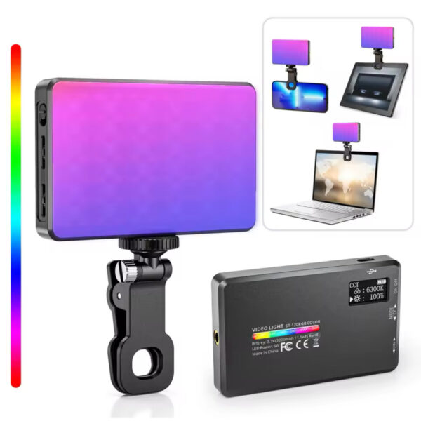 Свет Блогера на прищебке RGB LAMP AND 5265