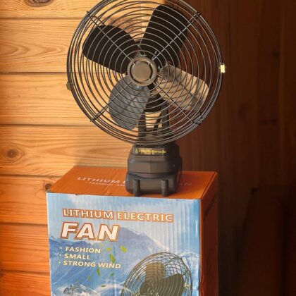 Вентилятор На акумуляторі 48В Чорний fanAND 0515