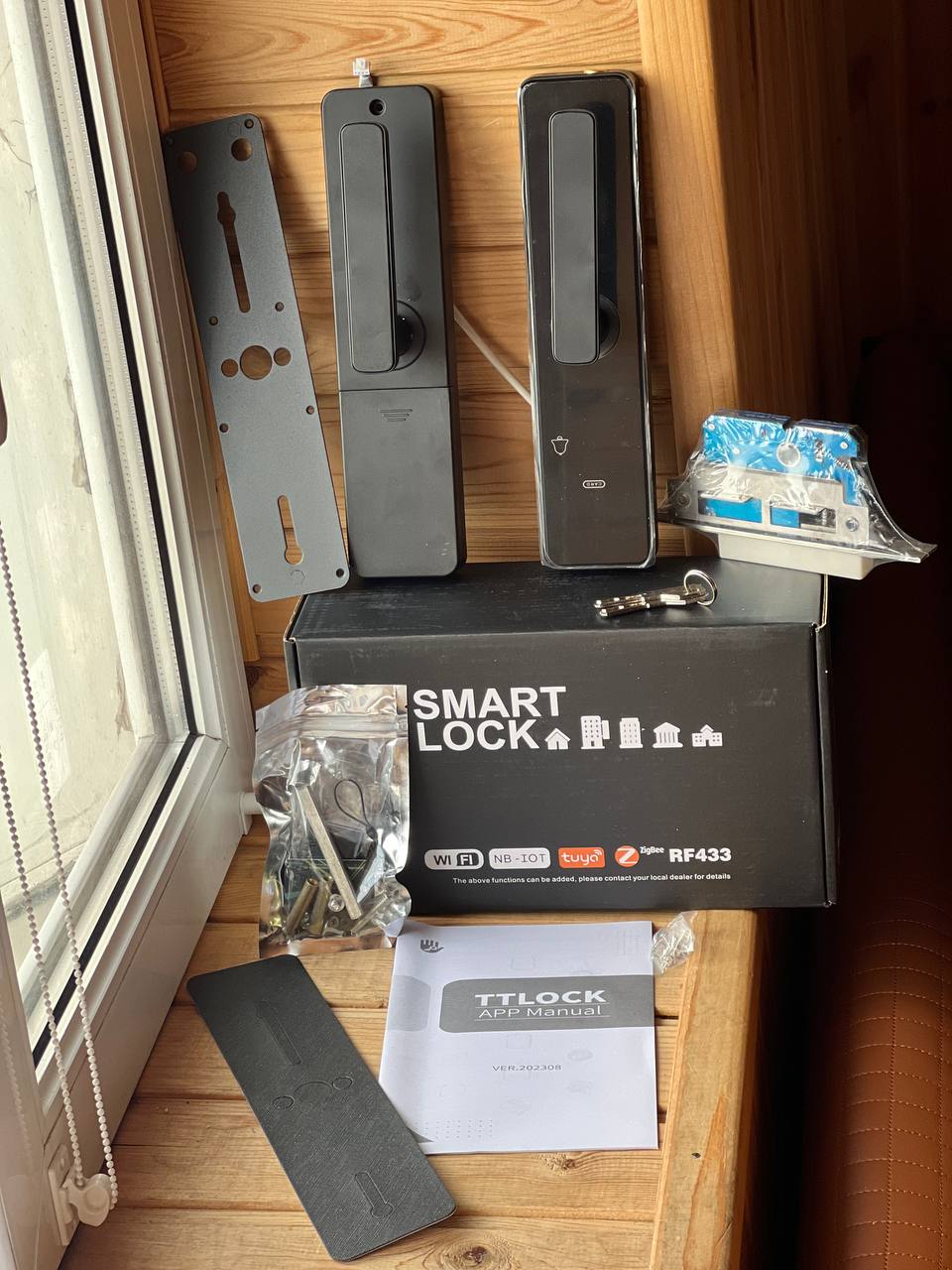 Дверний Замок SMART TUYA сенсором, паролем combination lockAND 5323