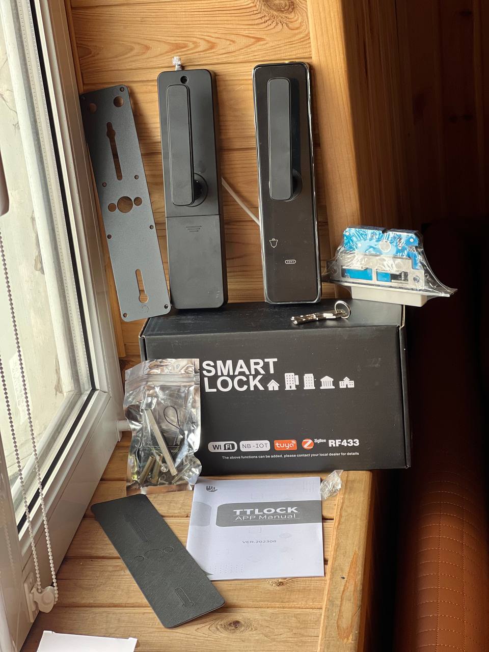 Дверний Замок SMART TUYA сенсором, паролем combination lockAND 5323 - Зображення 2