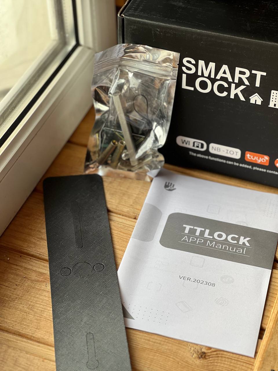 Дверний Замок SMART TUYA сенсором, паролем combination lockAND 5323 - Зображення 4