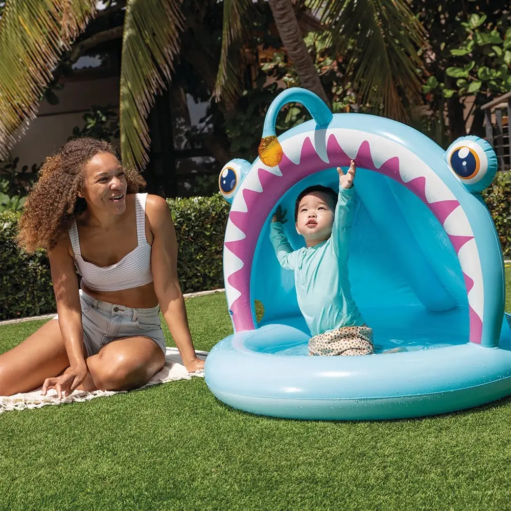 Дитячий басейн Intex 58419 «Angler Fish» з навісом, 127 × 102 × 86 см - Зображення 4