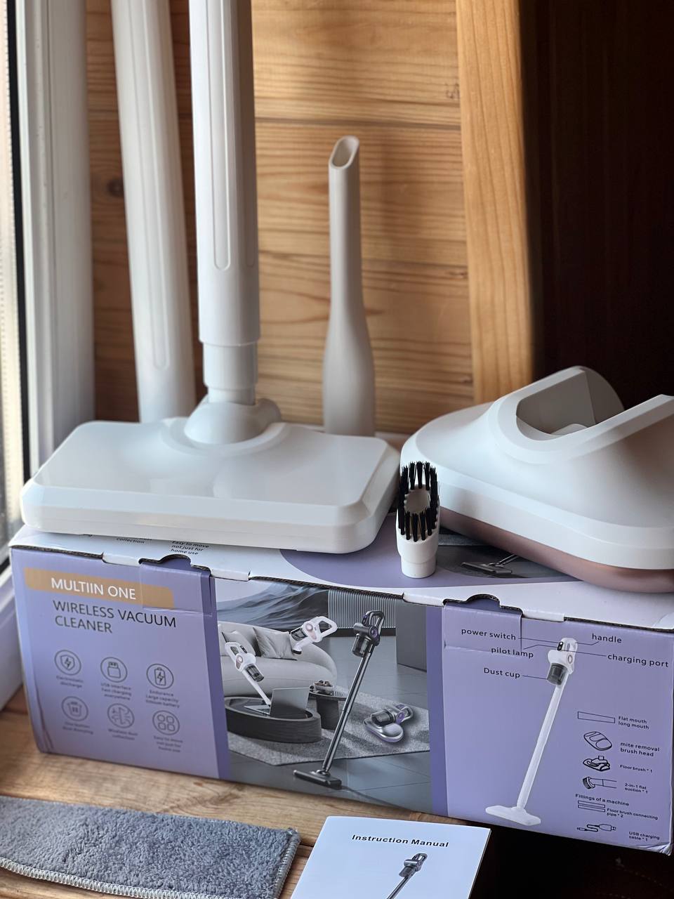 Ручний бездротовий пилосос 4 в 1, побутова техніка розумна Vacuum cleanerLY-932 - Зображення 3