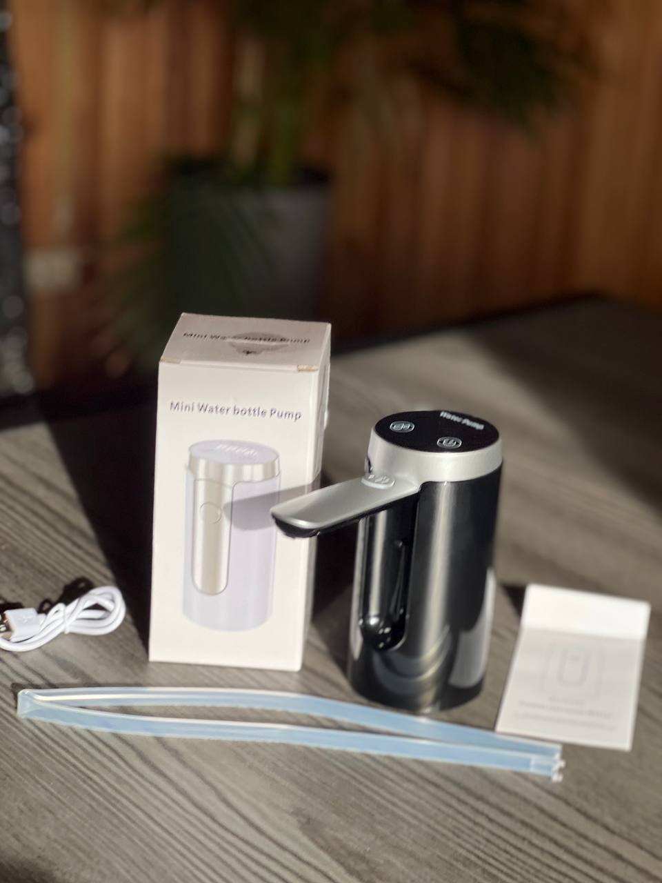 Водяний диспенсер помпа автоматичний насос USB-заряд LY-1081 - Зображення 3