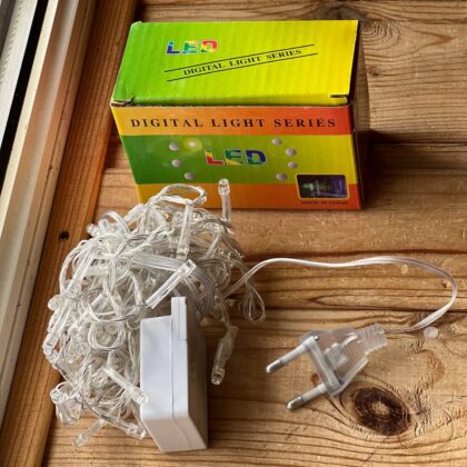 Прозорий Провід Гірлянда 5m 80 led clear wire with control AND 1-150