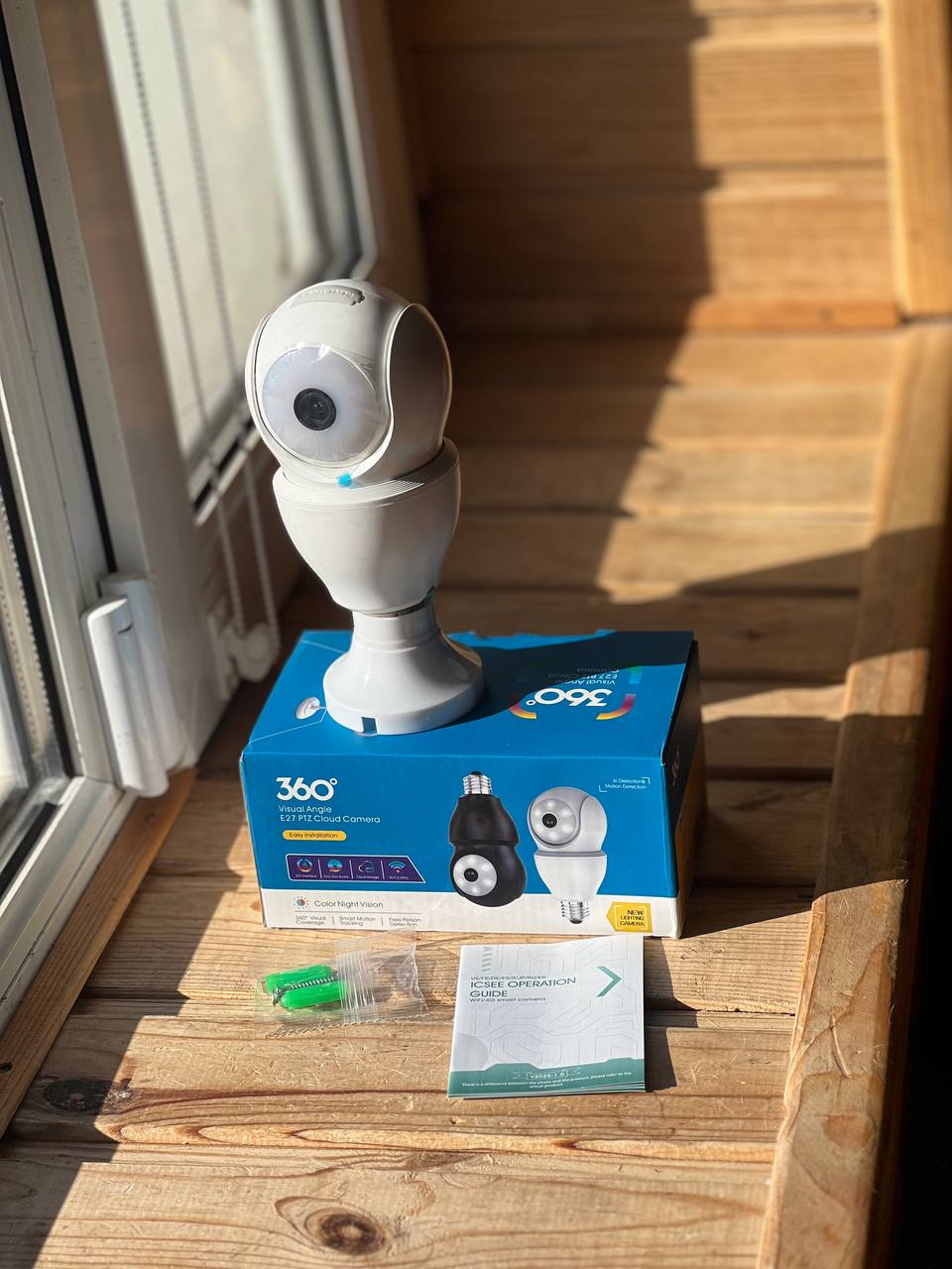 Камера camera AND D1 E27 wifi camera app icsee