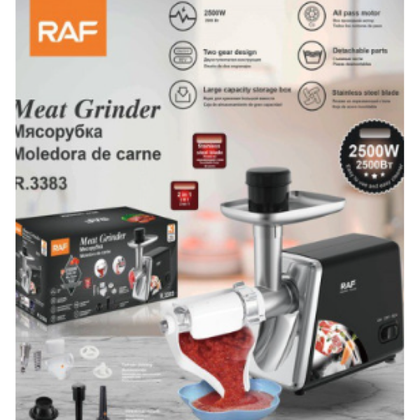 Электрическая мясорубка с насадками RAF R.3383 2500 Вт R.3383