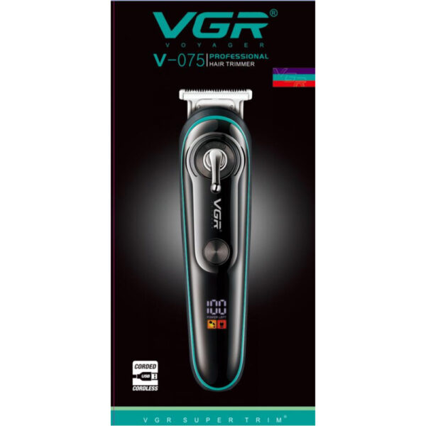 VGR Триммер для бороды и усов AND V-075