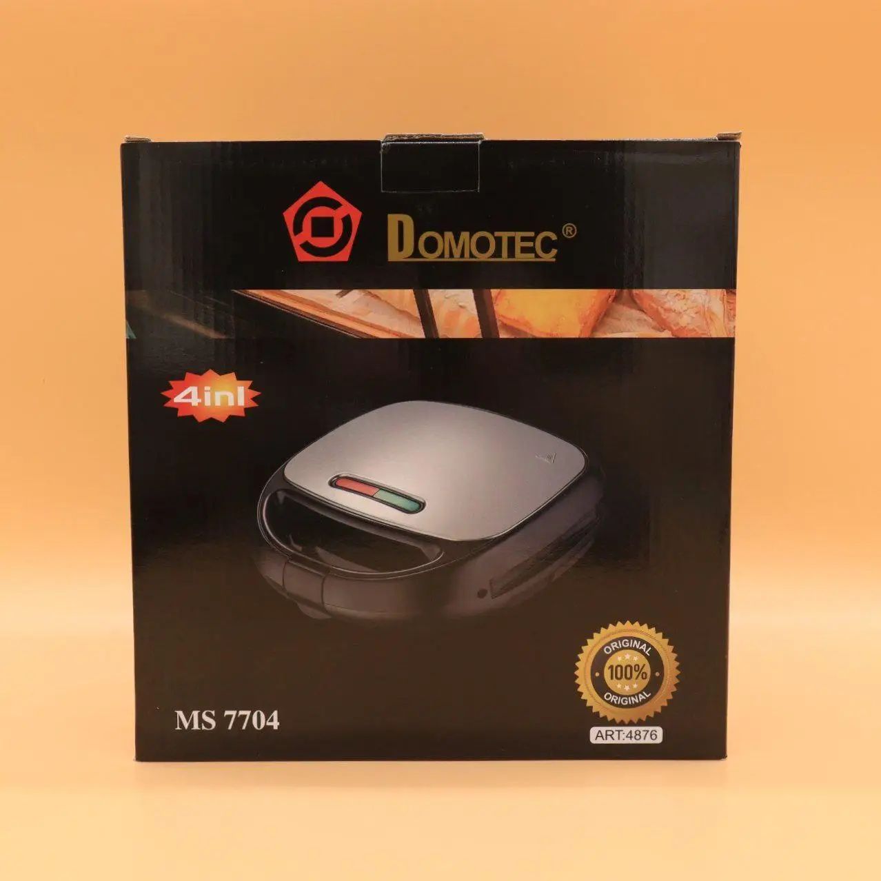 Електрична cендвічниця 4в1 Domotec MS-7704