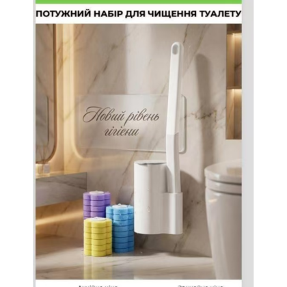 Туалет На стенное устройство для чистки с сменными насадками AND 5890