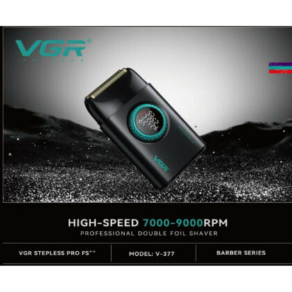 VGR Тример для волос шейвер hair clippers AAND V-377 BLACK